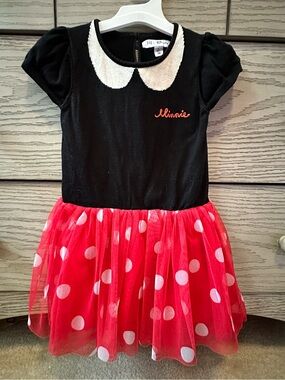 GAP x Disney Black & Red Kids Dress - Minnie Mouse